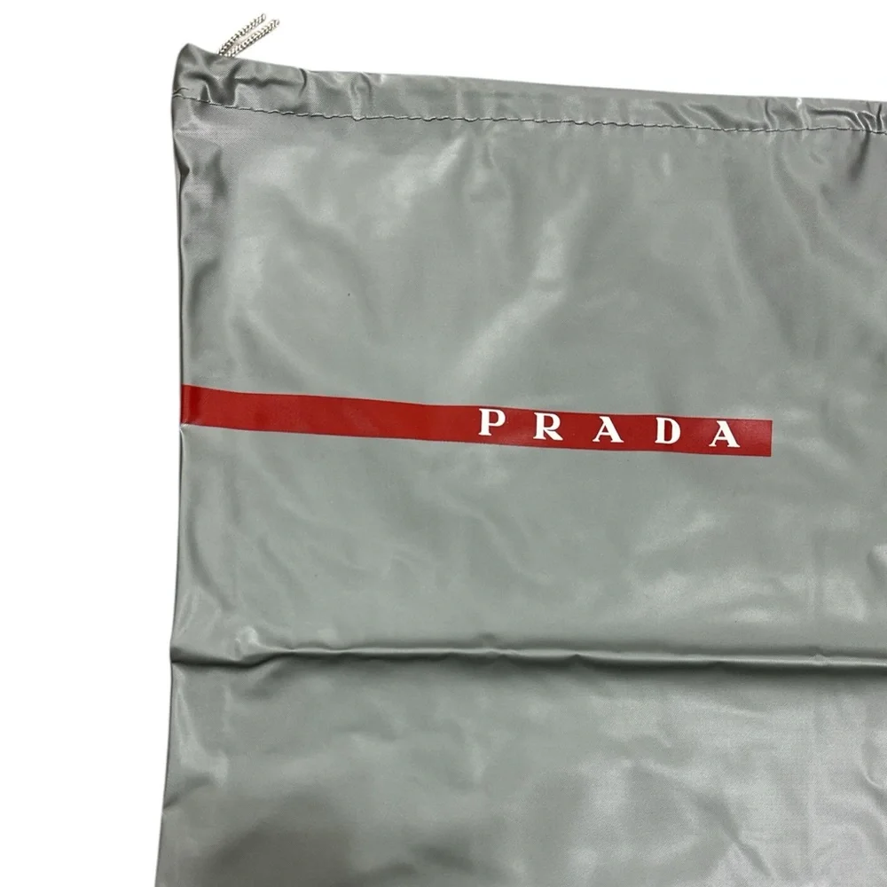 118. Prada Gray Dust Bag